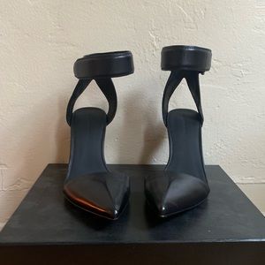 Alexander Wang Liya Pump in Black Baby Calf Leather